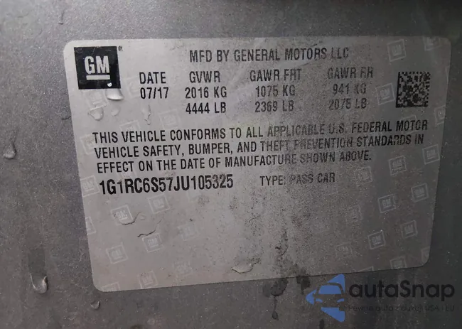 1G1RC6S57JU105325: 43879694