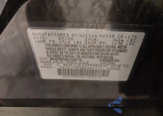 3N1CP5DV5LL533175: 43879784