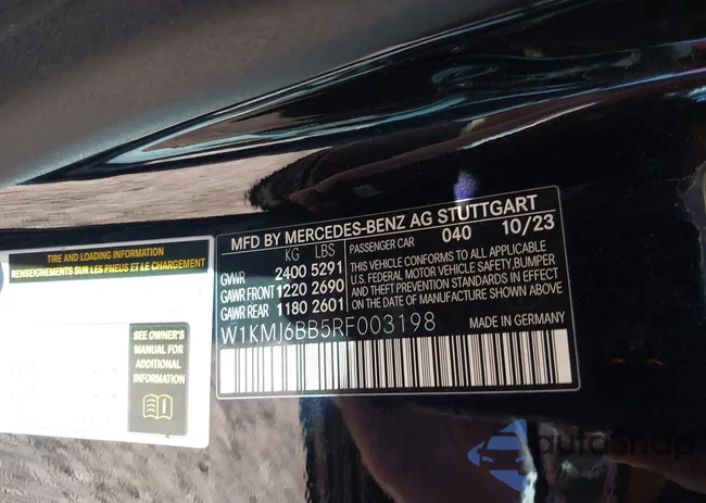 W1KMJ6BB5RF003198: 43881086