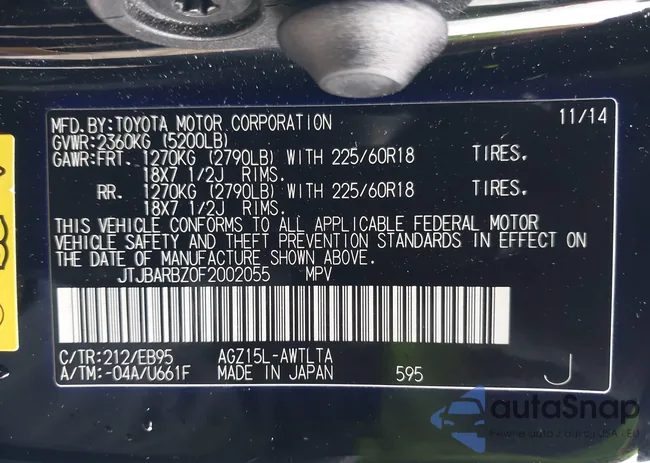 JTJBARBZ0F2002055: 43881273