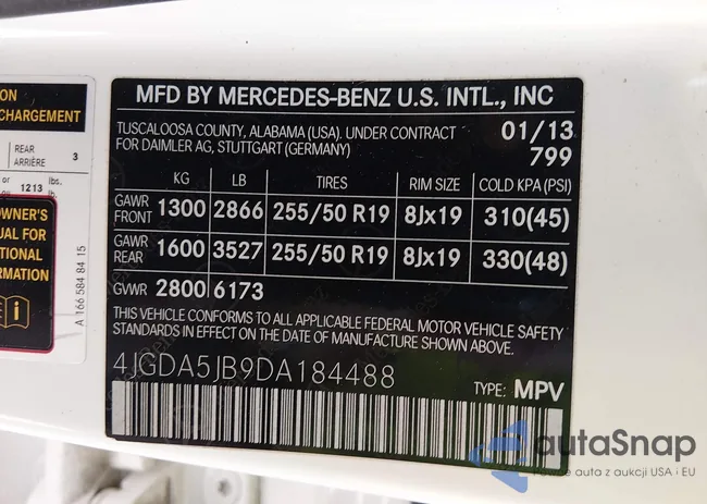 4JGDA5JB9DA184488: 43881312