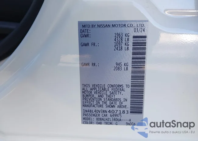 1N4BL4DV3RN407183: 43882232