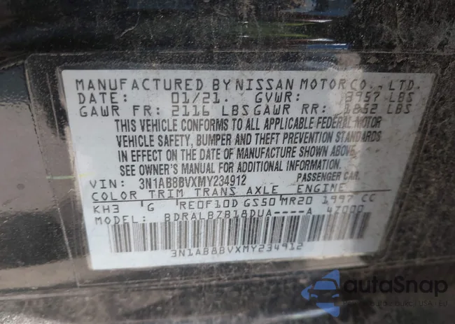 3N1AB8BVXMY234912: 43882302