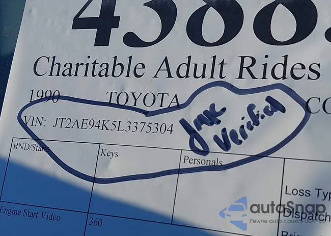 JT2AE94K5L3375304: 43883185