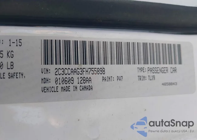 2C3CCAAG3FH755898: 43883240