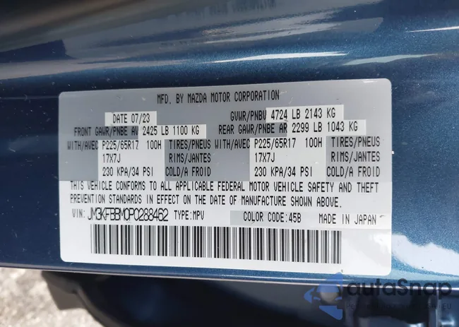 JM3KFBBM0P0288462: 43883405