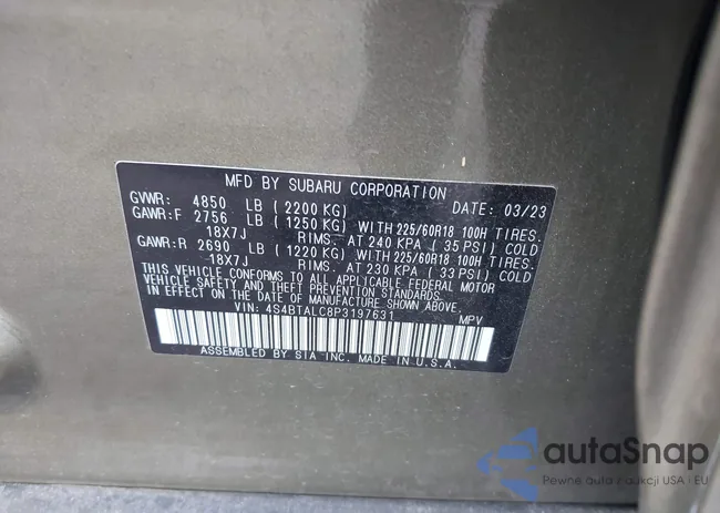 4S4BTALC8P3197631: 43883440