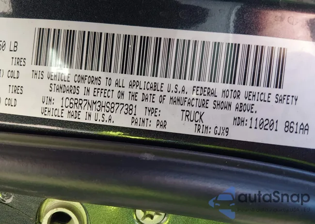 1C6RR7NM3HS877381: 43883928