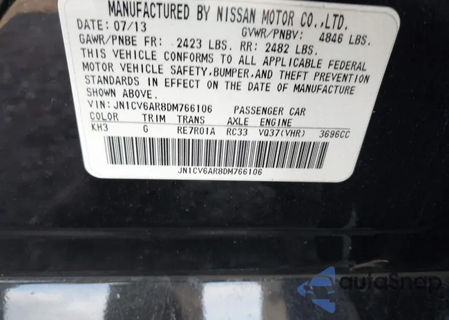 JN1CV6AR8DM766106: 43883983