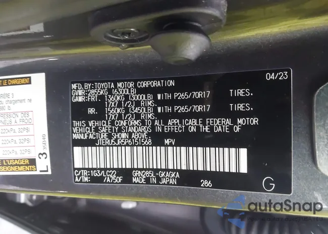 JTERU5JR5P6151568: 43883993