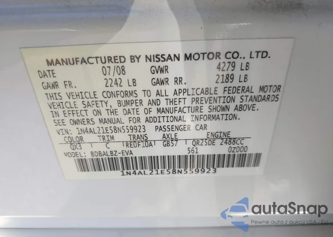 1N4AL21E58N559923: 43884391