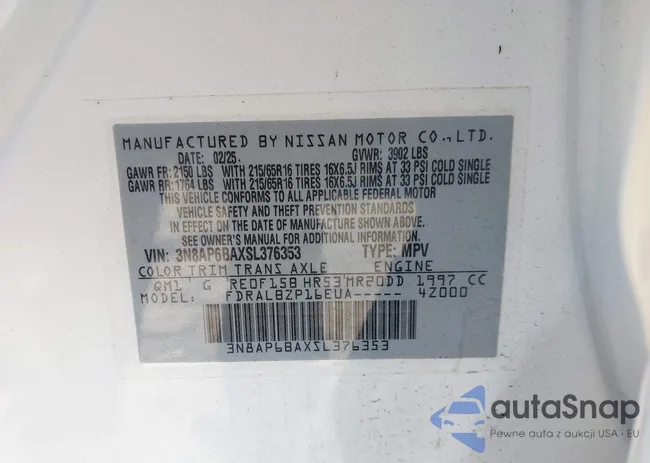 3N8AP6BAXSL376353: 43883596