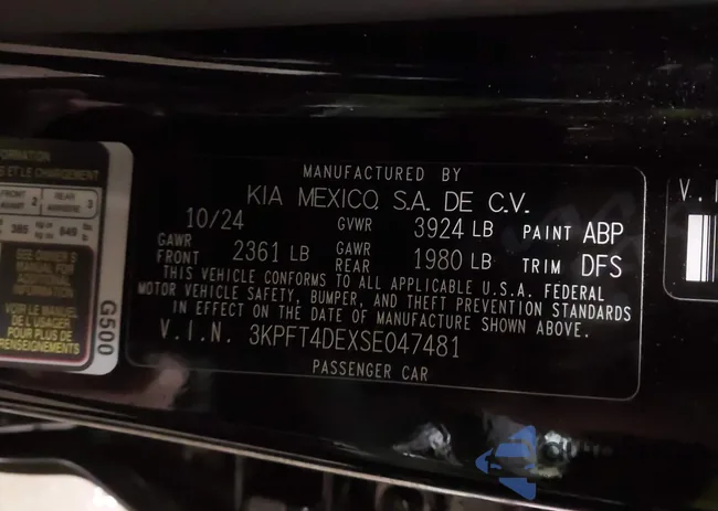 3KPFT4DEXSE047481: 43884929