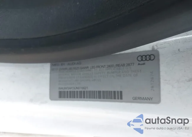 WAUW3AFC8JN016621: 43885006