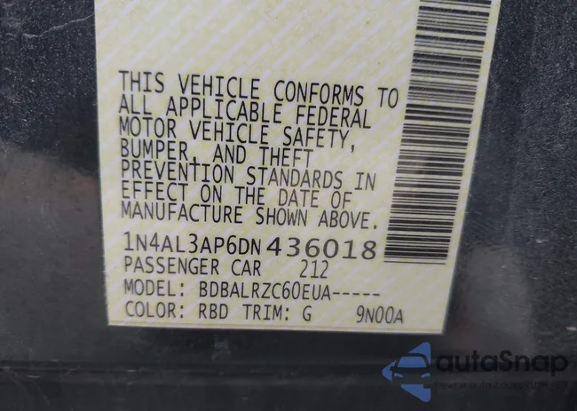 1N4AL3AP6DN436018: 43885078