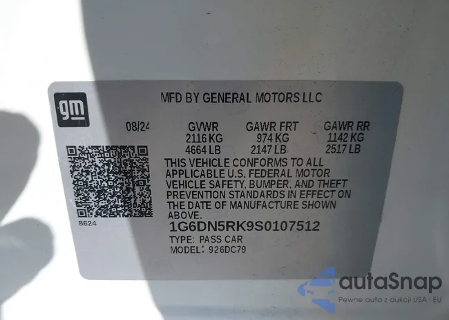 1G6DN5RK9S0107512: 43885122