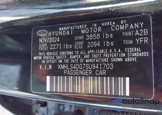 KMHLS4DG7SU941703: 43884652