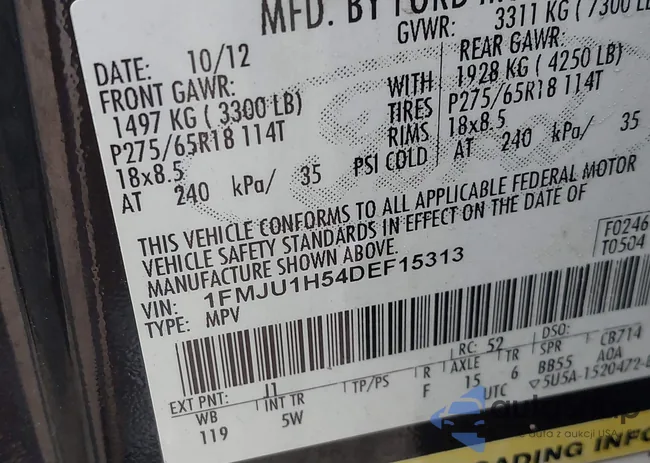 1FMJU1H54DEF15313: 43886077