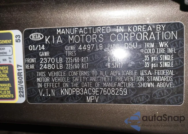 KNDPB3AC9E7608259: 43886090