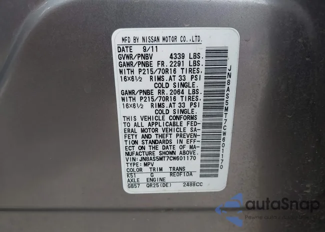 JN8AS5MT7CW601170: 43886225