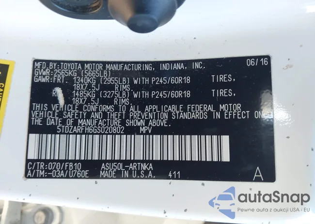 5TDZARFH6GS020802: 43886357