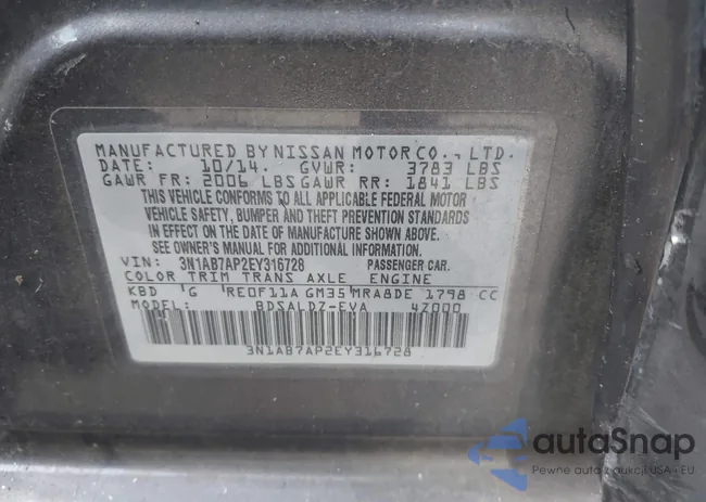 3N1AB7AP2EY316728: 43885574