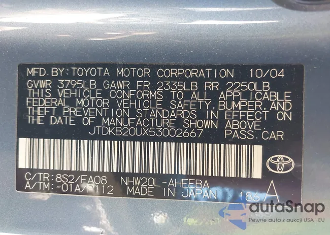 JTDKB20UX53002667: 43885585