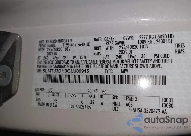 5LMTJ3DH0GUJ00915: 43885816