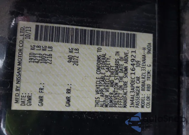 1N4AL3AP0EC164921: 43887044