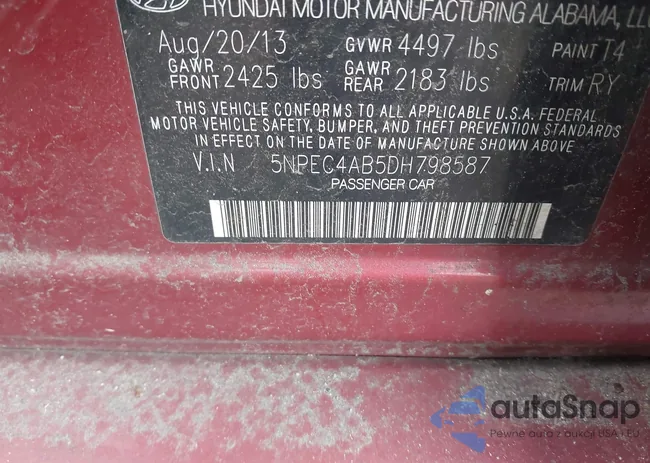 5NPEC4AB5DH798587: 43887348