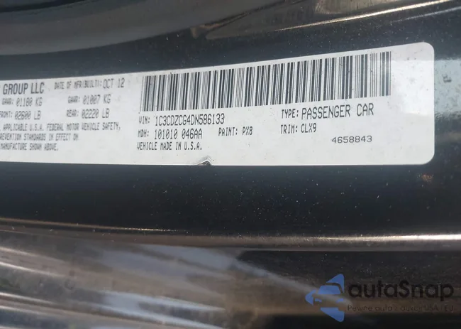 1C3CDZCG4DN586133: 43887349