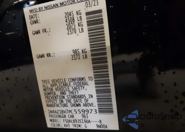 1N4AZ1BV7PC559973: 43886492