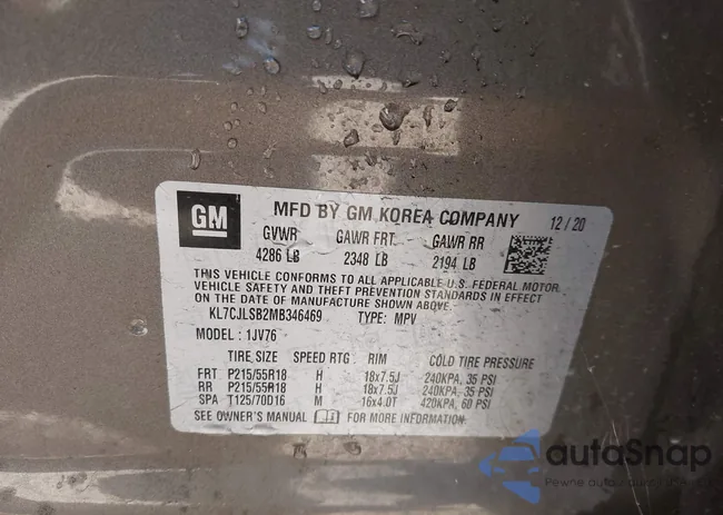 KL7CJLSB2MB346469: 43886774