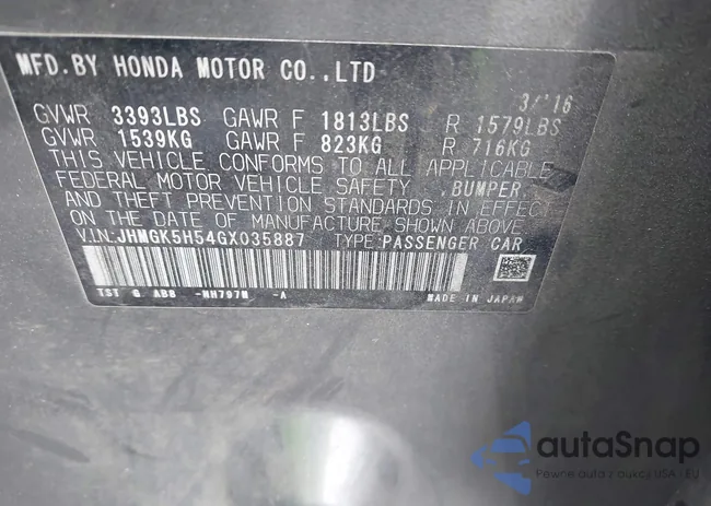 JHMGK5H54GX035887: 43887969