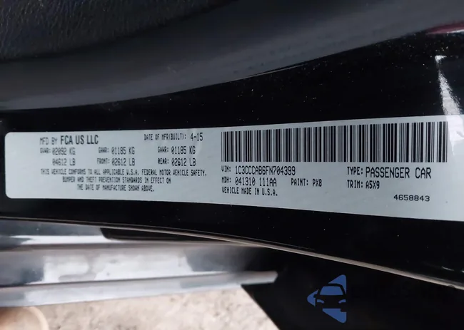 1C3CCCAB6FN704399: 43887988