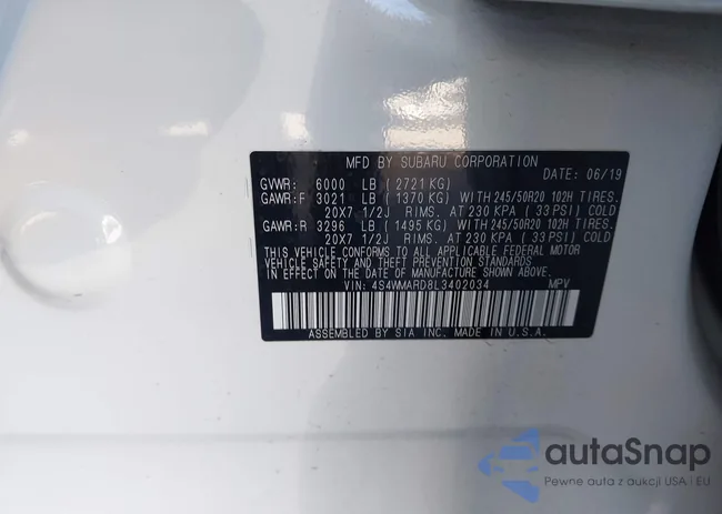 4S4WMARD8L3402034: 43888087