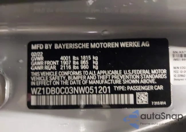 WZ1DB0C03NW051201: 43888344