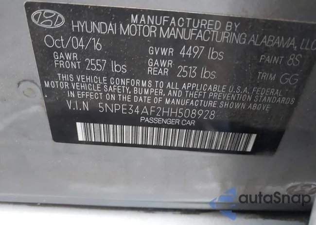 5NPE34AF2HH508928: 43887566