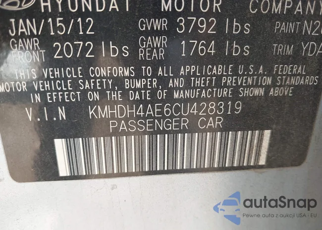 KMHDH4AE6CU428319: 43887590