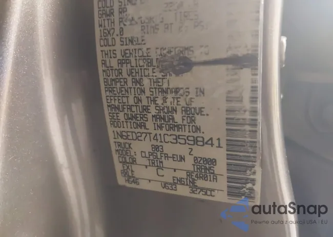 1N6ED27T41C359841: 43888907