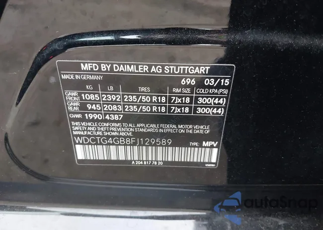 WDCTG4GB8FJ129589: 43888968