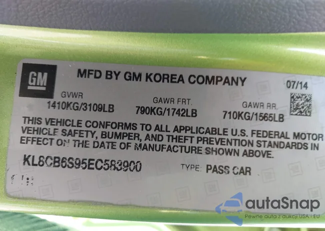 KL8CB6S95EC583900: 43889037