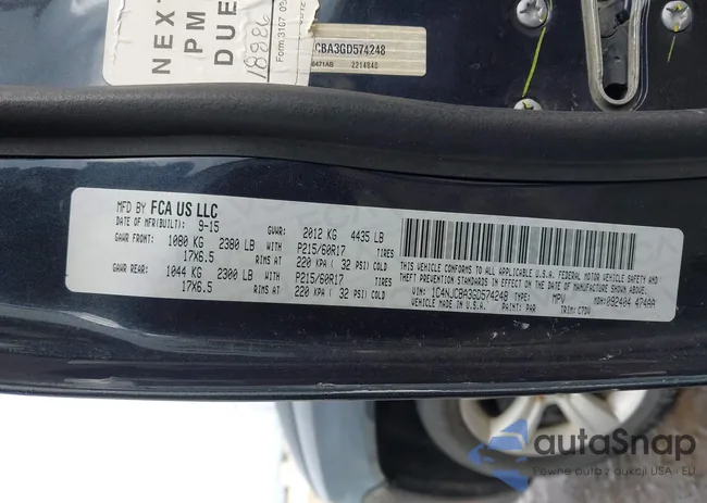 1C4NJCBA3GD574248: 43889147