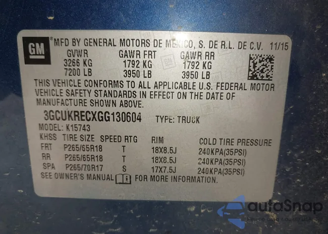 3GCUKRECXGG130604: 43889246