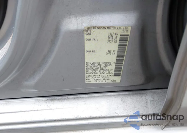 1N4AL3AP8HN327503: 43889853