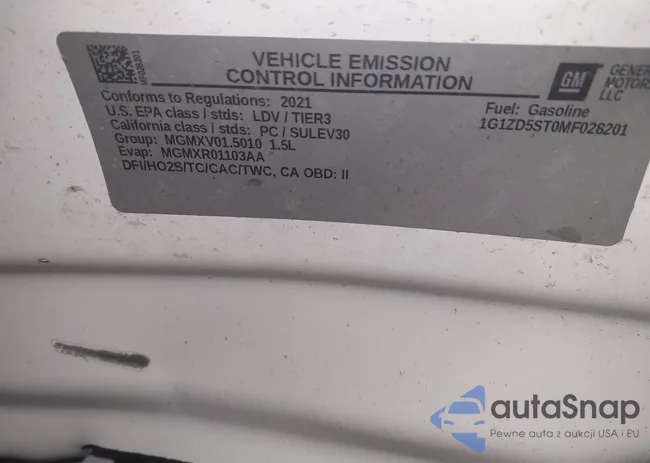 1G1ZD5ST0MF028201: 43889983