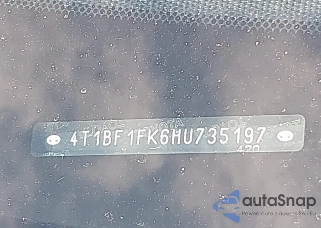 4T1BF1FK6HU735197: 43890132