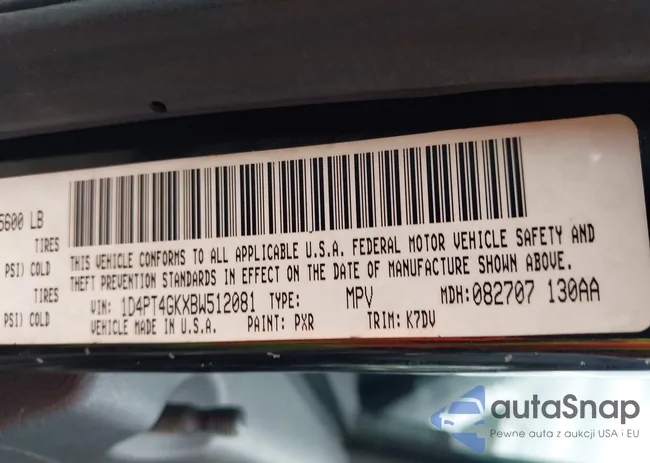 1D4PT4GKXBW512081: 43890137