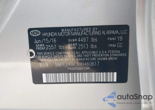 5NPE24AF3HH460617: 43890177