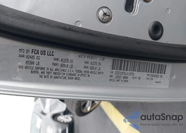 2C3CDZBT5LH118725: 43890366